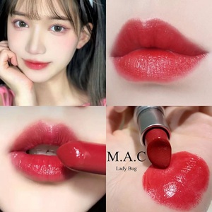 正品现货mac/魅可子弹头哑光口红 510 lady bug 元气番茄红色唇膏