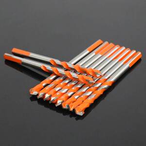 全瓷瓷砖陶瓷水泥混凝土干打开孔器 6mm 8 10 12毫米三角瓷砖钻头