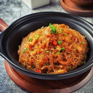 蟹黄干捞粉丝370g调料包方便龙口粉丝蟹黄酱酒店菜半成品速食批发