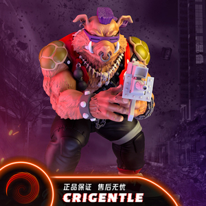 x pcs 910320 忍者神龟 bebop 猪面人 1/4雕像