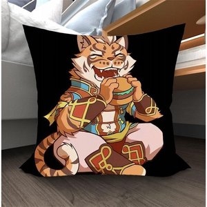 家有大猫林虎抱枕明星同款沙发靠枕动漫周边抱枕定制照片生日礼物
