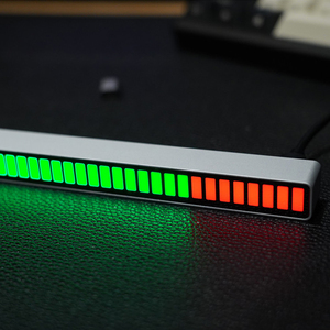 音频节奏声控灯音乐电平灯频谱灯拾音灯旋律条桌面摆件情人节礼物