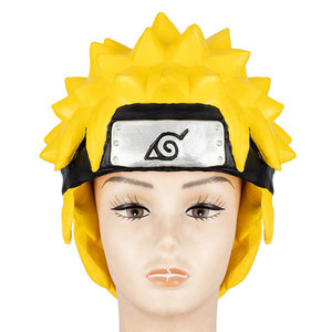 头套火影忍者同款面具角色扮演酒吧舞会cos面具乳胶万圣节