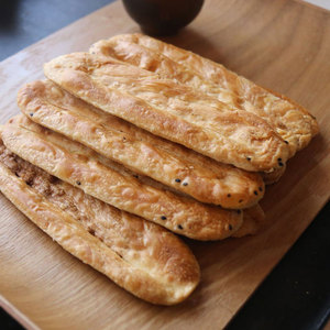 苏州特产袜底酥 周庄同里甪直 椒盐脆牛舌饼传统老式糕点小吃包邮