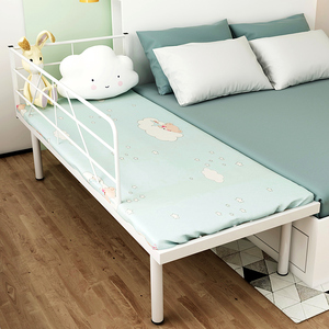 加宽床拼接床铁艺延边床带护栏婴儿床拼接大床大人可睡分房床神器