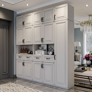 鞋柜衣柜一体进门大容量