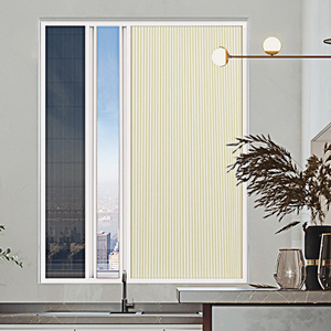 日夜蜂巢帘推拉式窗帘折叠全遮光隐形蜂窝厨房柜子遮挡帘免打孔