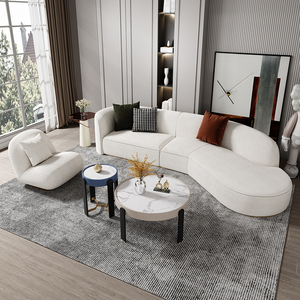 轻奢沙发客厅2020年新款现代简约高档小户型创意布艺意式极简沙发