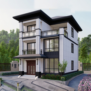 三层半别墅设计图纸新中式