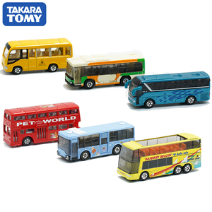 TOMY多美卡公交车玩具男孩合金小汽车双层大巴士公共汽车客车模型