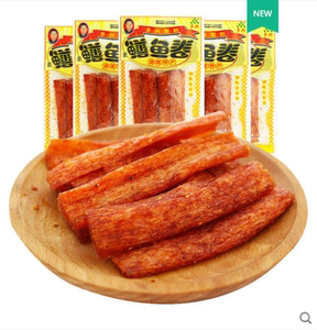 多兴鳝鱼卷辣条20g*30袋8090后童年怀旧麻辣面筋零食宿舍网红小吃