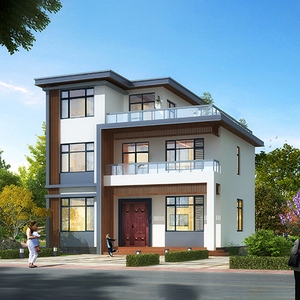 农村两层半建房图纸