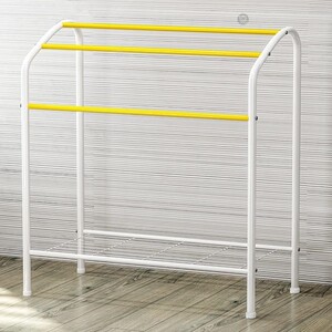 毛巾架落地式 洗车美容院发廊理发店凉晾挂晒杆立式架子室内