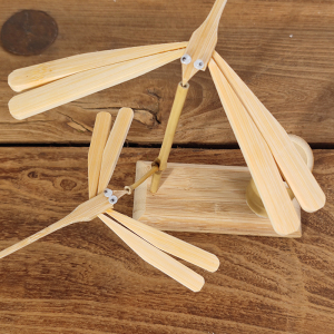 平衡竹蜻蜓玩具小学生儿童益智手工创意不倒翁平衡鸟摆件怀旧礼品