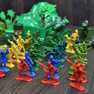 二战军团小兵人海陆空大战争儿童玩具士兵打仗军事模型套装男孩子