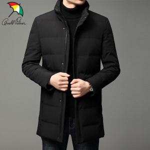 花雨伞羽绒服男士冬季短款潮牌加厚男装连帽冬装2020新款秋冬外套