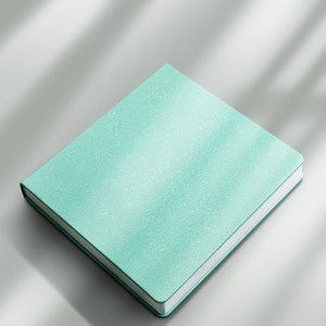 本高级感定制皮面本大号考研正方形手账本空白网红绘画日记本子笔记本