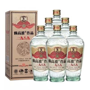 赖高淮作品1989承酿大师/赖公窖龄80浓香型52度白酒500ml单瓶