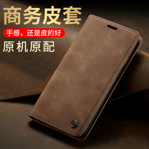 适用磁吸小米红米K20pro手机壳尊享版note9pro皮套por钱包插卡redmi note8手机套翻盖保护套商务男女防摔高档