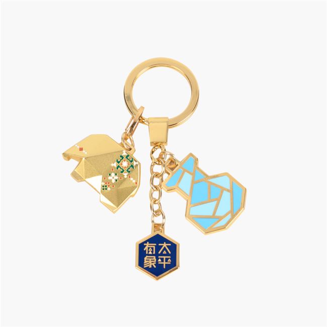 故宫博物院官方旗舰太平有象钥匙扣挂饰挂件博物馆文创母亲节礼物