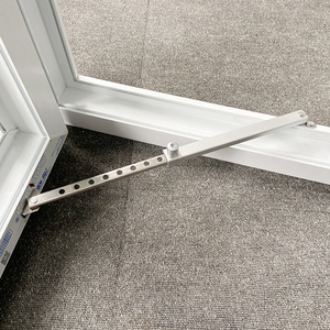 加厚塑钢窗户限位器平开窗伸缩撑外开窗不锈钢风撑防火窗定位撑杆