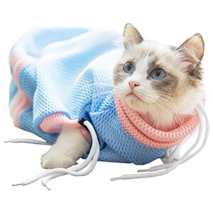 洗猫袋猫洗澡神器幼猫猫包洗澡袋固定袋多功能防抓猫袋子猫咪用品