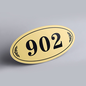 出租楼层指示牌饭店宾馆高档创意数字自粘门牌号牌子房号贴包间标识牌