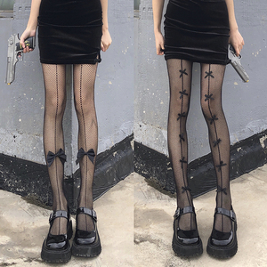 渔网袜女长筒镂空