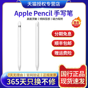 【一年换新】Apple Pencil 二代苹果手写笔国行正品apple pencil 1/2代平板倾斜重力压感iPad 一代电容笔官方