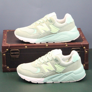 新百伦盛世n580鞋女秋冬正品增高女鞋999樱花绿男n字鞋子运动鞋女