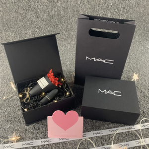 专柜mac/魅可纸袋口红唇膏盒子包装礼盒礼品袋包装盒手提袋空盒子