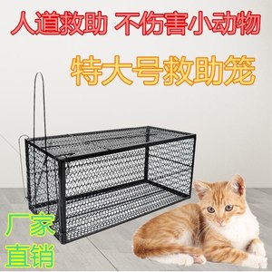 捕捉捕猫笼逮猫神器救助猫笼全自动老鼠户外抓猫器捕夹大号扑捉器