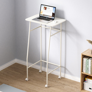 书桌站立式工作台站着办公桌小型高脚桌电脑桌学习桌简易站立桌子