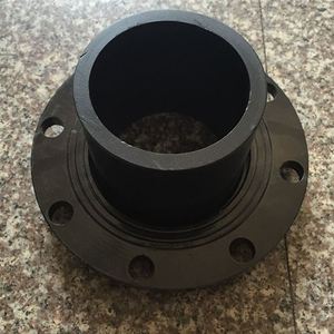 pe对接法兰盘整套法兰头带橡胶垫90 110 160 200 250 315铁片