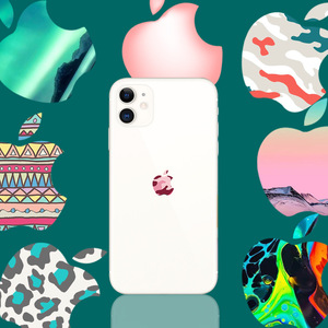 适用于苹果手机logo贴纸iphone12贴纸logo贴苹果标志logo贴膜12promax