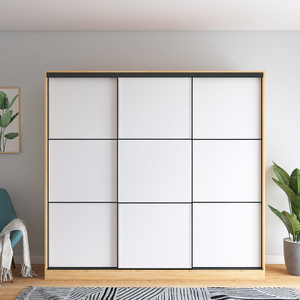 归才衣柜移门款式小户型40深推拉门男童实木生态板滑门1米长的大