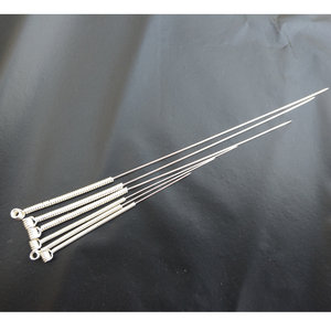 包邮纯银针灸针中医银针足银 银质针针身针柄全银防过敏每支价