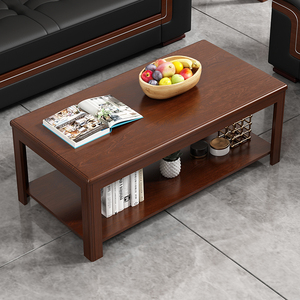 办公室茶几组合简约现代商务接待会客洽谈新中式1.2米办公室边几