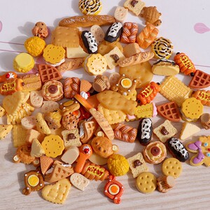 小学生自制盲袋材料包仿真食玩面包系列福袋 diy奶油胶手机壳素材