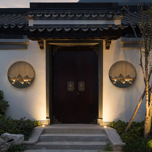嘉嘉利新中式壁灯户外庭院灯别墅大门灯防水民宿酒店墙面装饰灯