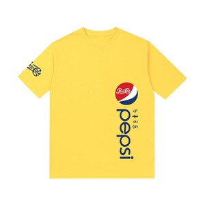 2022新款百事可乐联名pepsi衣服欧美男女潮牌夏季涂鸦宽松短袖t恤