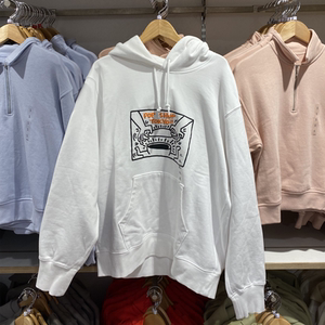 优衣库2021春款男女情侣款卡通印花连帽卫衣长袖运动衫436026