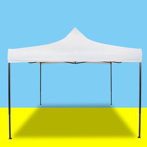 户外广告帐篷白色加粗隔离蓬折叠四方遮阳伞印字四脚摆摊防水雨棚