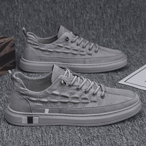 官网以纯男鞋夏季透气防臭帆布板鞋男士薄款冰丝布鞋上班工作轻便