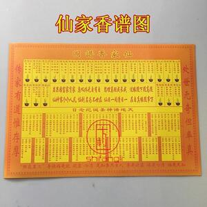 香谱图解大全 香谱图财神七十二香谱图仙家香谱图 观世音道.