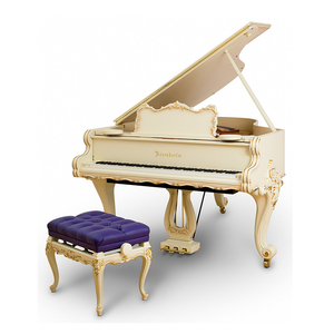 奥地利原装进口 贝森朵夫三角钢琴 白色巴洛克豪华音乐会专业演奏