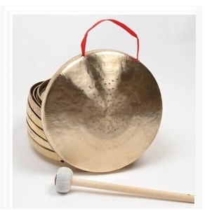 神36cm配锣锤高音手锣大锣铜锣响铜锣戏曲乐器锣三句半用京