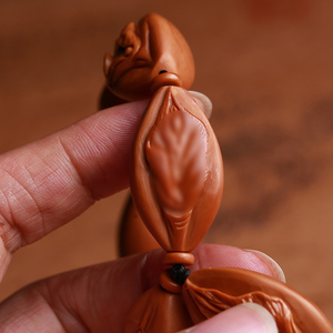 橄榄核生命之源手串生命之根之门橄榄胡核雕佛珠手链男女苏工手工