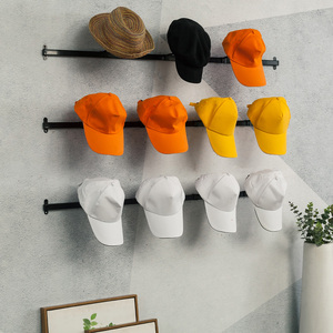 简约帽子架帽架帽托帽子展示架收纳墙上架上墙置帽架衣帽架围巾架