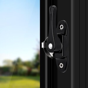 窗扣窗锁塑钢窗锁扣平移铝合金门窗月牙锁移门窗户防盗推拉门配件